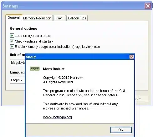 Mem Reduct – Screenshot 3